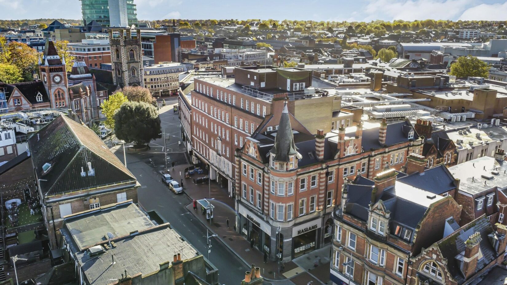 Haslams Estate Agents Aerial Shot